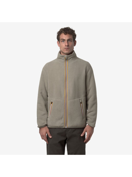 Pile K-Way PASCAL SHERPA POLAR DOUBLE Uomo - Verde
