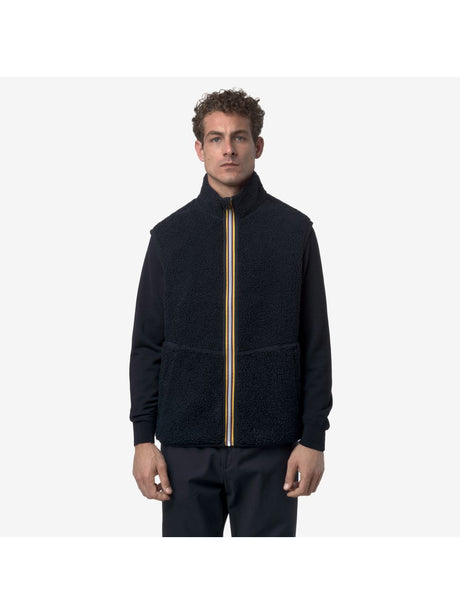 Pile K-Way YANNICK SHERPA POLAR DOUBLE Uomo - Blu