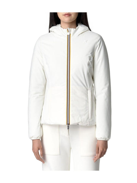 Giubbotto K-Way Lily St Warm Double Donna - Bianco