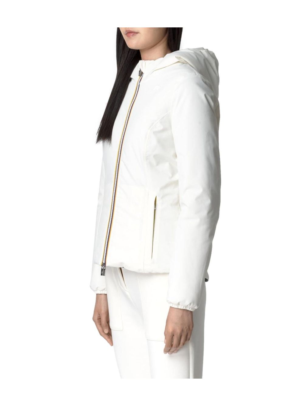 Giubbotto K-Way Lily St Warm Double Donna - Bianco