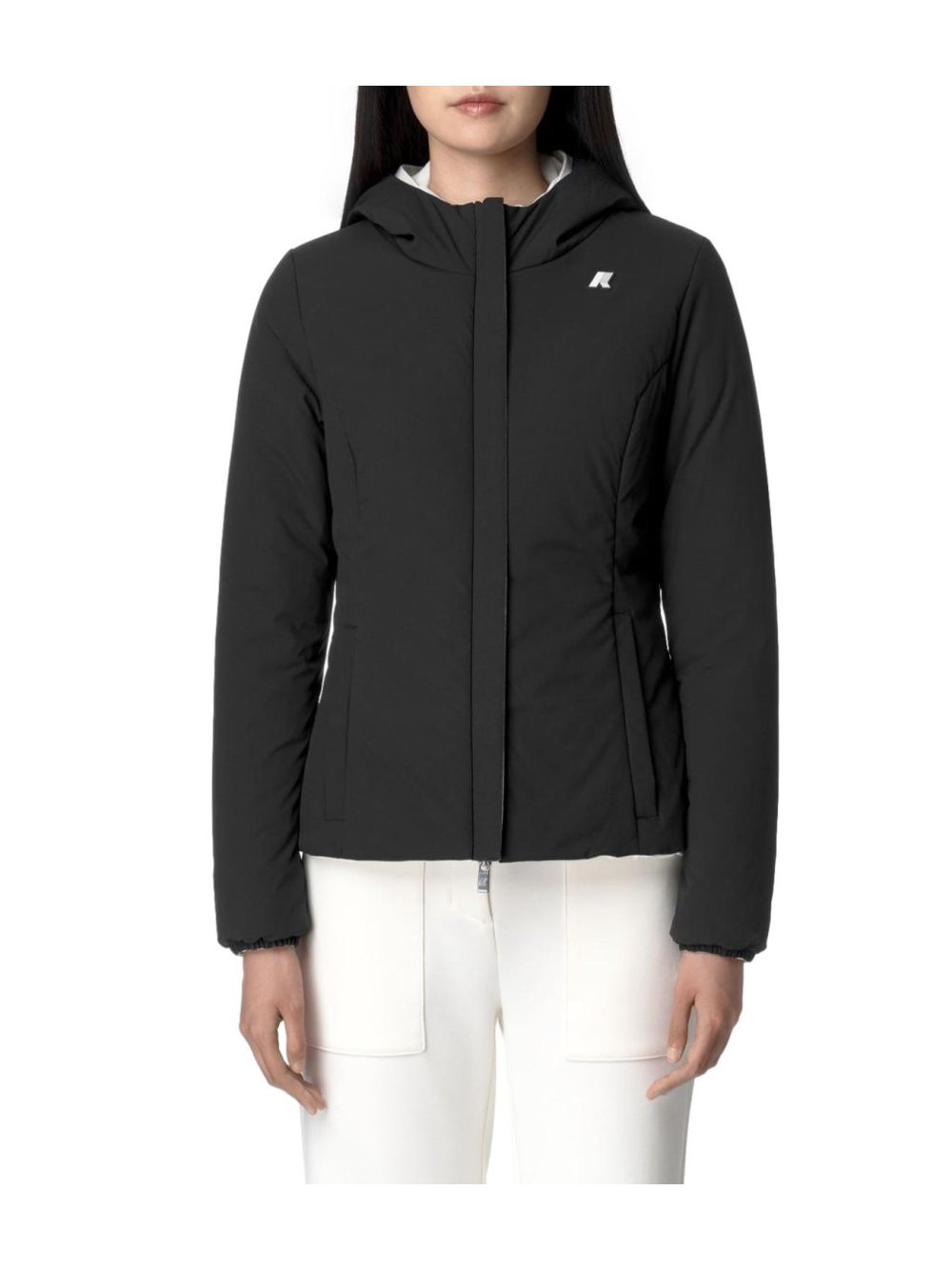 Giubbotto K-Way Lily St Warm Double Donna - Bianco