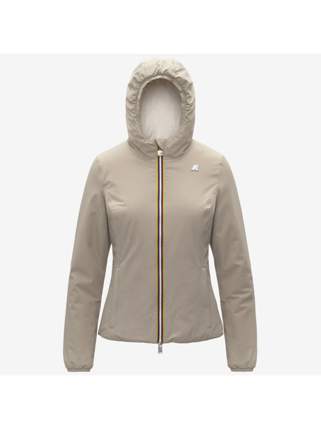 Giubbotto K-Way Lily St Warm Double Donna - Beige