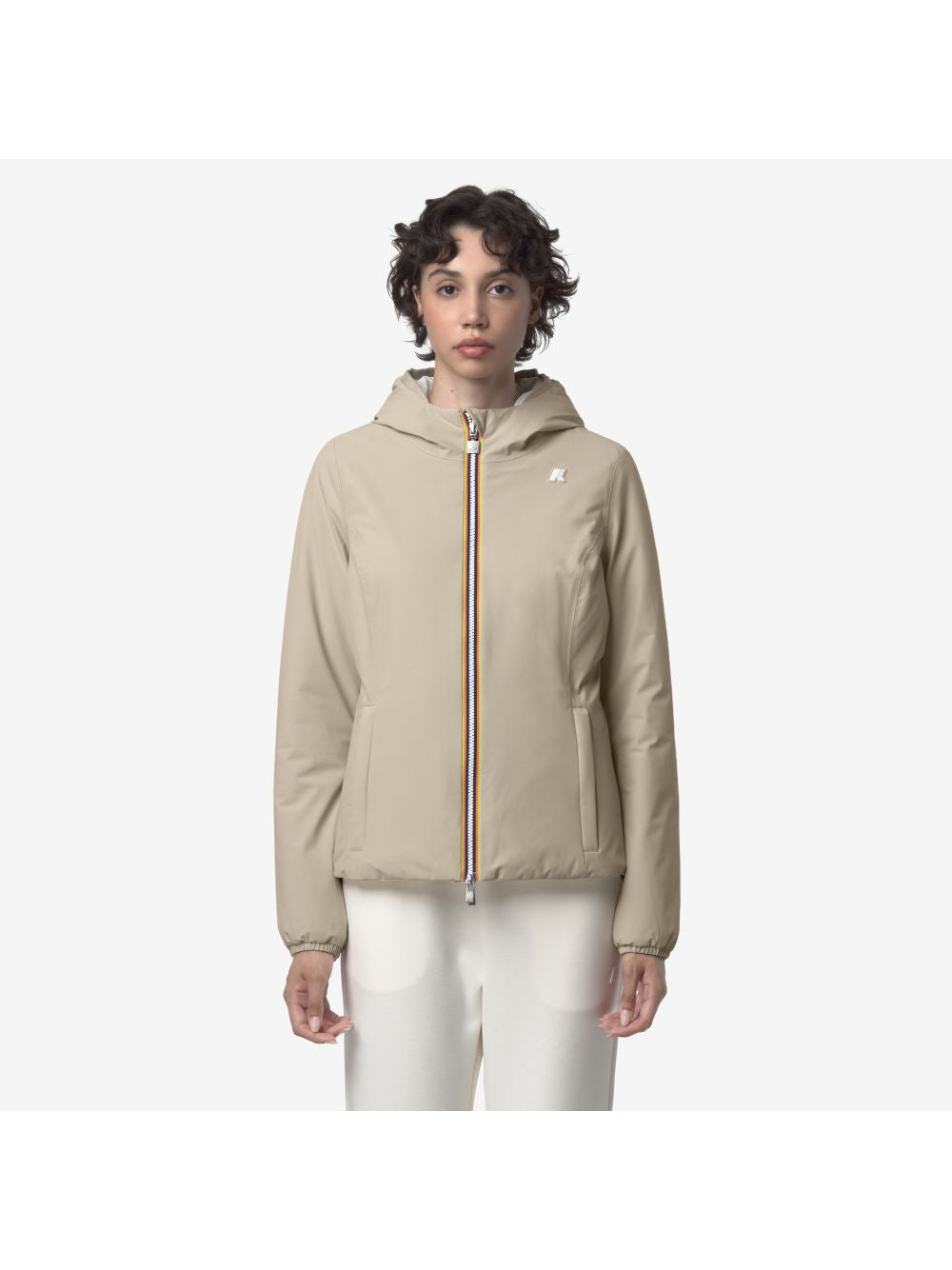 Giubbotto K-Way Lily St Warm Double Donna - Beige