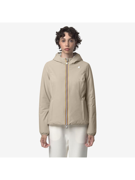 Giubbotto K-Way Lily St Warm Double Donna - Beige
