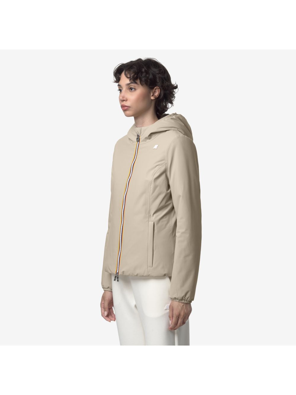 Giubbotto K-Way Lily St Warm Double Donna - Beige