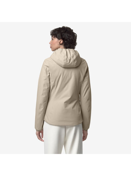 Giubbotto K-Way Lily St Warm Double Donna - Beige