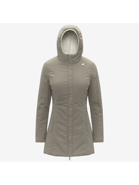 Giubbotto K-Way DENISE ST WARM DOUBLE Donna - Bianco