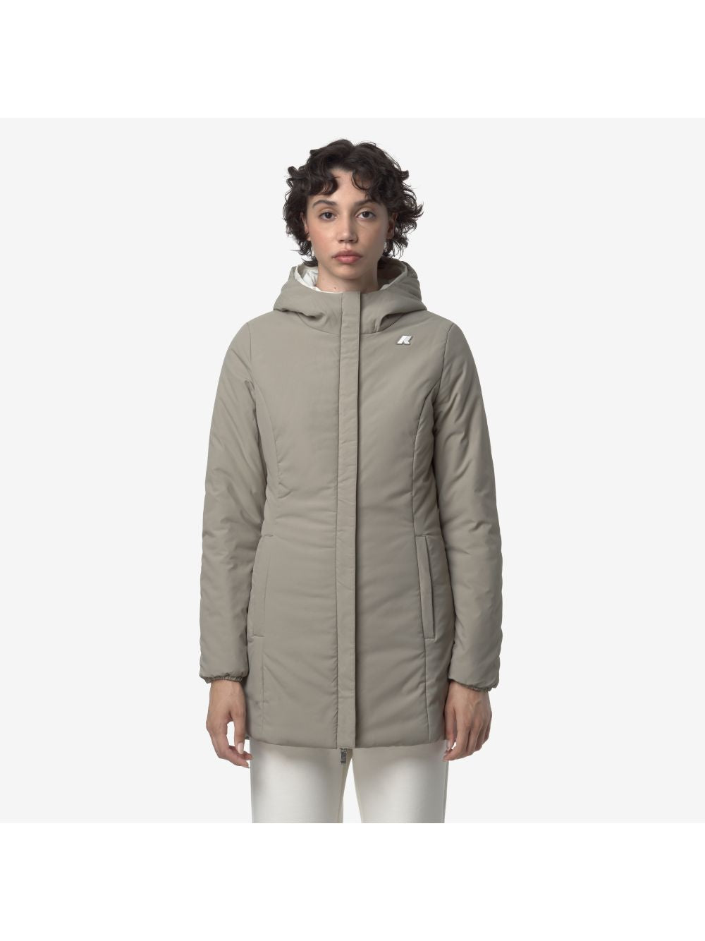Giubbotto K-Way DENISE ST WARM DOUBLE Donna - Bianco