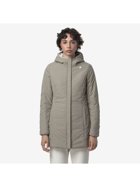 Giubbotto K-Way DENISE ST WARM DOUBLE Donna - Bianco
