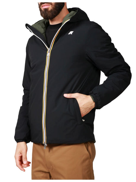 Giubbotto K-Way JACK ST WARM DOUBLE Uomo - Nero
