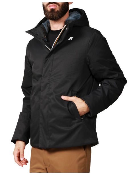 Giubbotto K-Way JACKO TWILL MARMOTTA Uomo - Blu