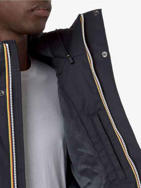 Giubbotto K-Way JACKO TWILL MARMOTTA Uomo - Blu