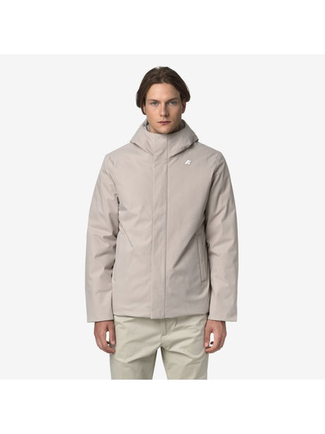 Giubbotto K-Way JACKO TWILL MARMOTTA Uomo - Beige