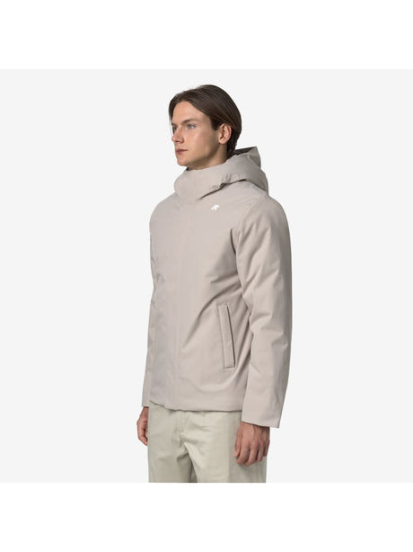 Giubbotto K-Way JACKO TWILL MARMOTTA Uomo - Beige