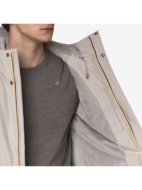 Giubbotto K-Way JACKO TWILL MARMOTTA Uomo - Beige