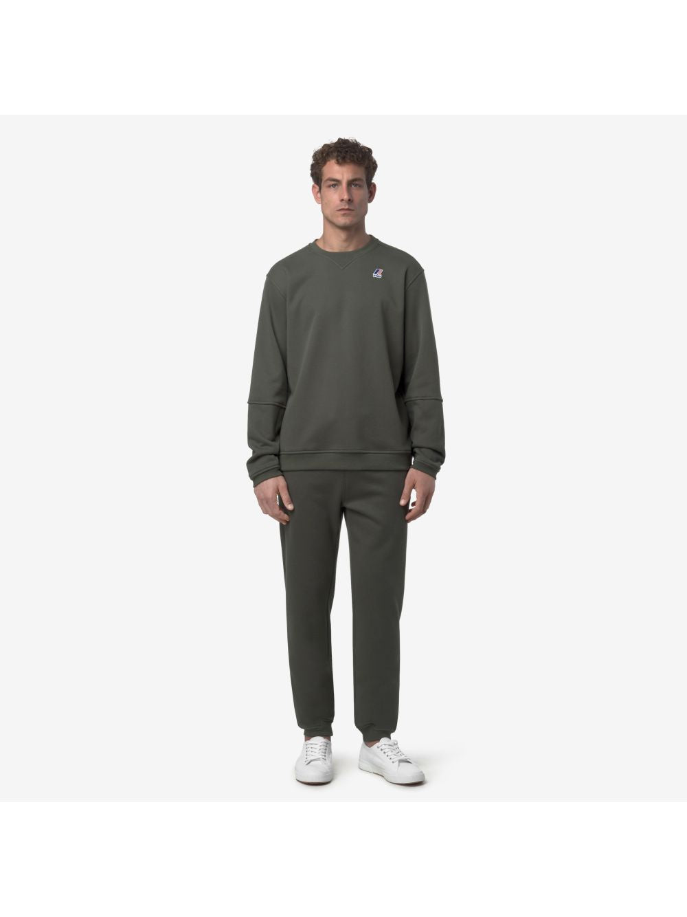 Pantalone K-Way PHILBERT BRUSHED PC Unisex - Verde