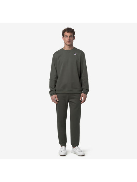 Pantalone K-Way PHILBERT BRUSHED PC Unisex - Verde
