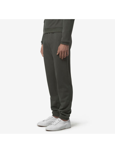 Pantalone K-Way PHILBERT BRUSHED PC Unisex - Verde