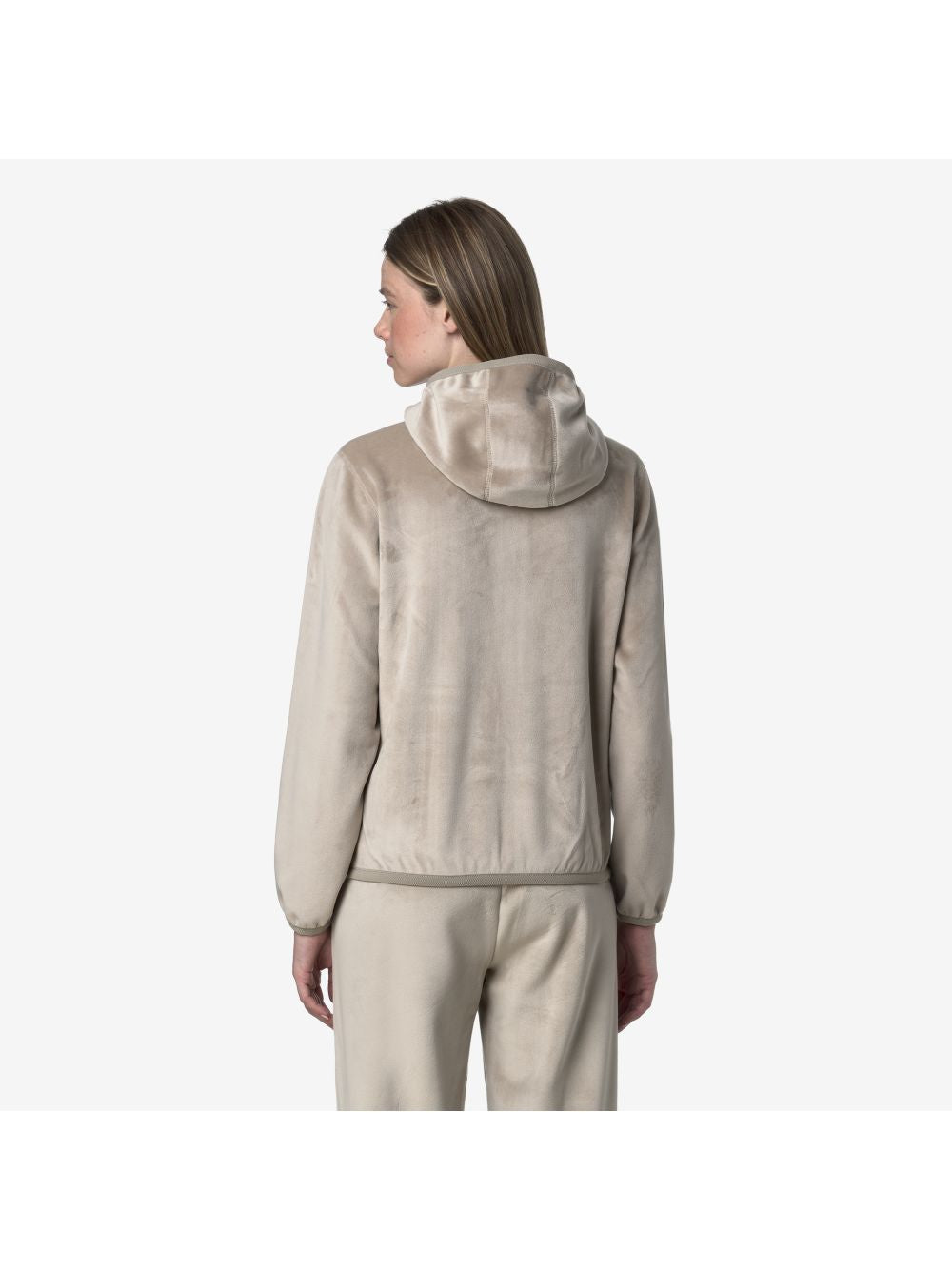 Pile K-Way LILY VELOUR POLAR DOUBLE Donna - Beige