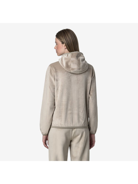 Pile K-Way LILY VELOUR POLAR DOUBLE Donna - Beige