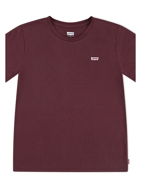T-shirt Levi's Bambina - Bordeaux