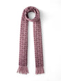Sciarpa Liu Jo STOLA BRUSHED LOGO OVAL Donna - Rosa