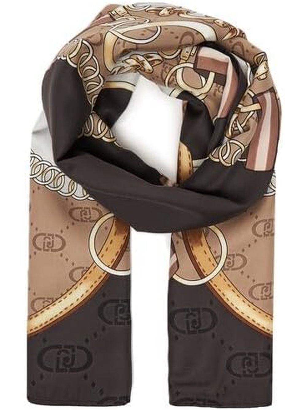 Foulard Liu Jo FLOWER METALWARE 120X1 Donna - Bianco
