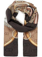Foulard Liu Jo FLOWER METALWARE 120X1 Donna - Bianco