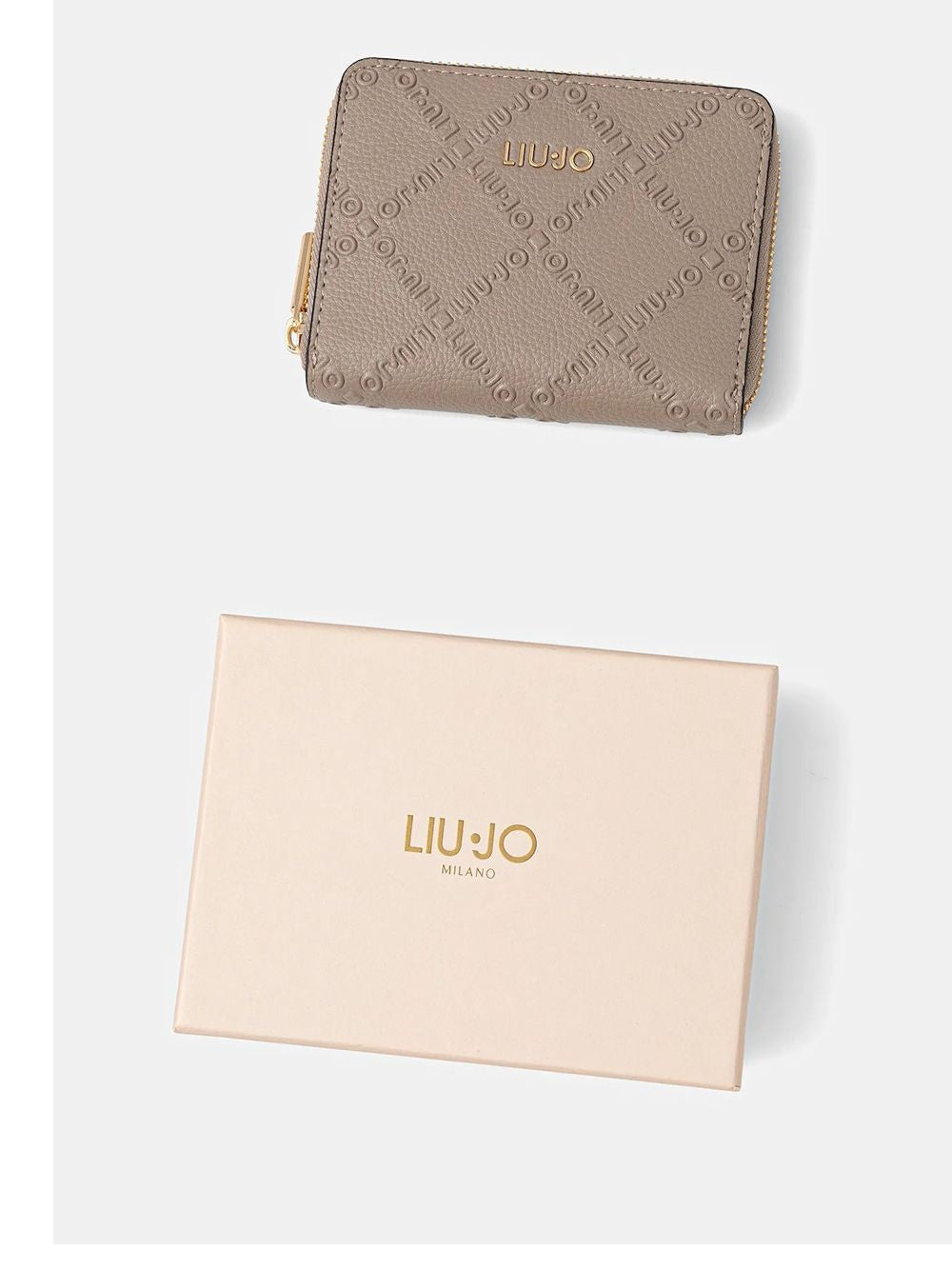 Portafoglio Liu Jo ZIP AROUND Donna - Beige