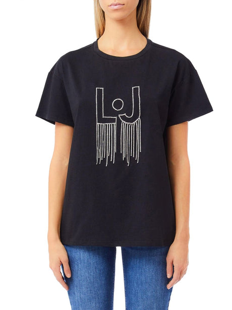 T-shirt Liu Jo Ecs T-Shirt Moda M/C Donna - Nero
