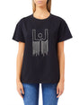T-shirt Liu Jo Ecs T-Shirt Moda M/C Donna - Nero