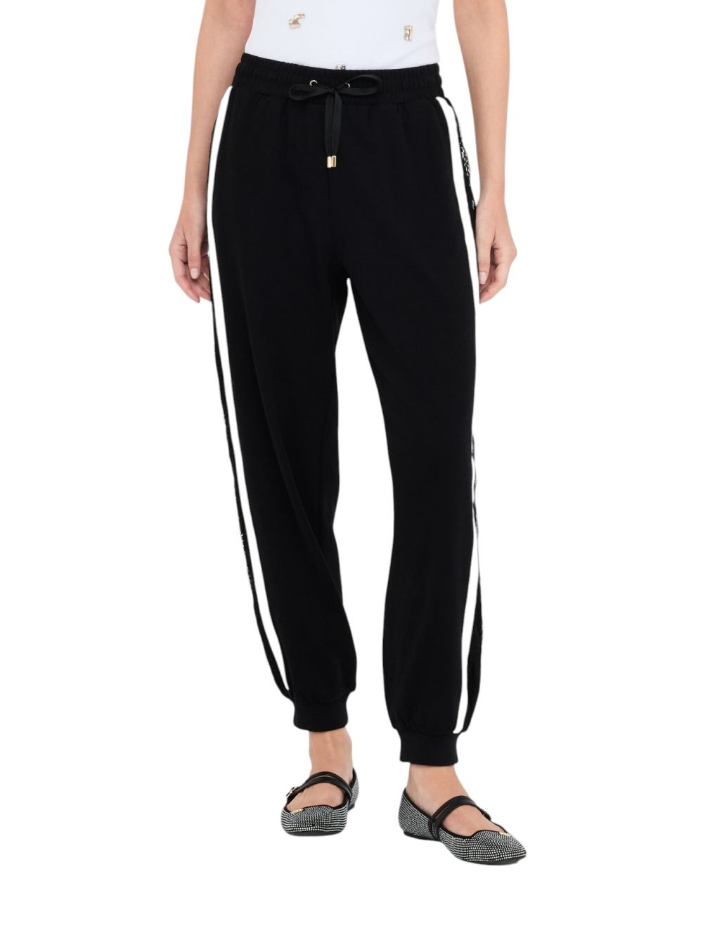 Pantalone Liu Jo JERSEY LUNGO Donna - Nero