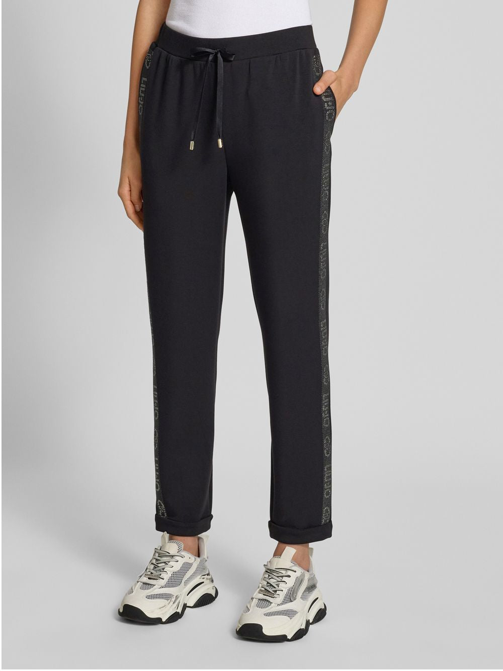 Pantalone Liu Jo JERSEY LUNGO Donna - Nero