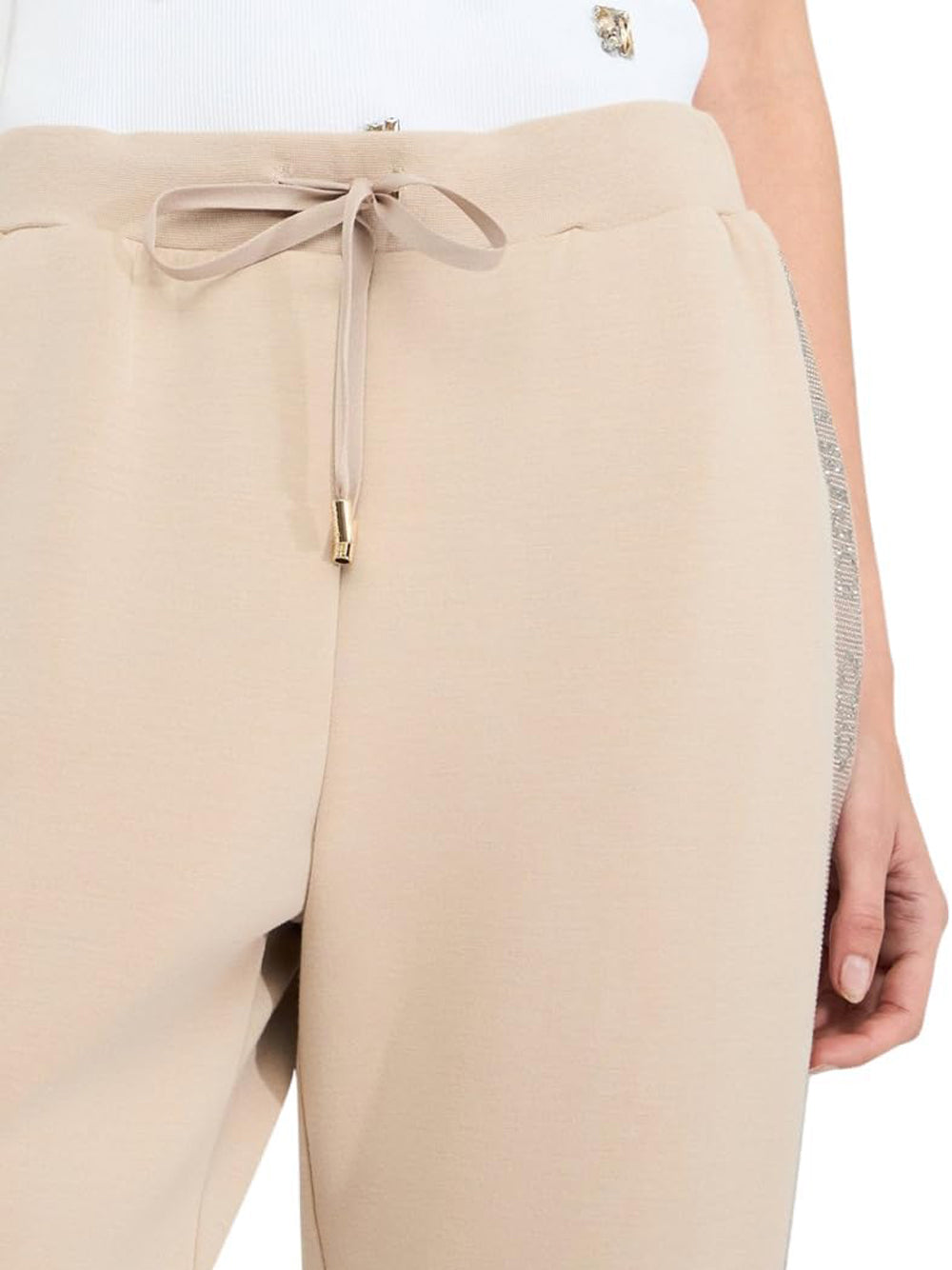 Pantalone Liu Jo JERSEY LUNGO Donna - Avorio
