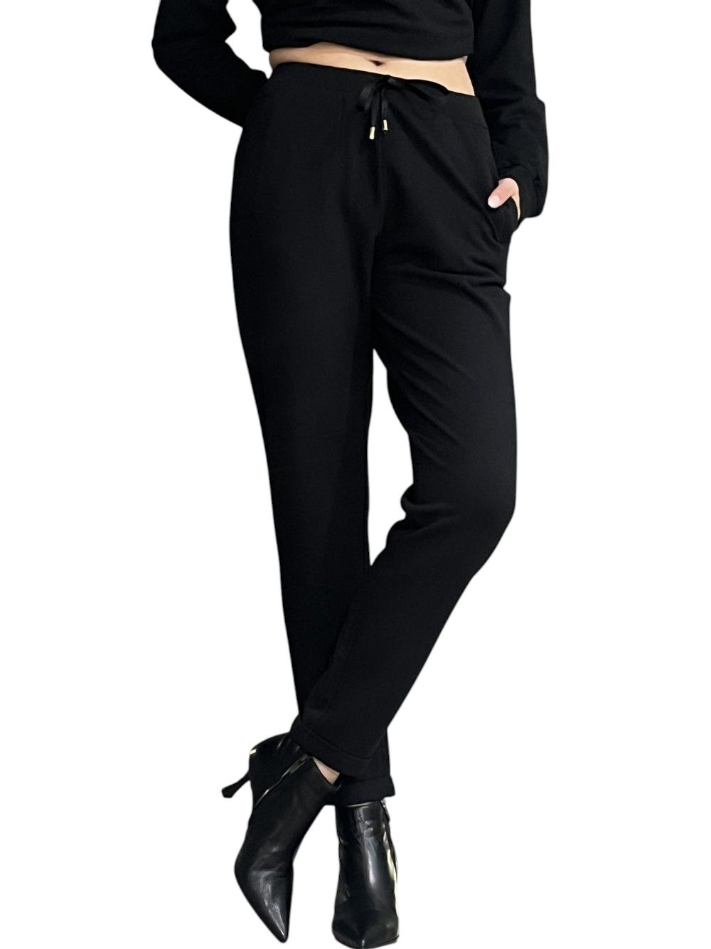Pantalone Liu Jo FELPA LUNGO Donna - Nero