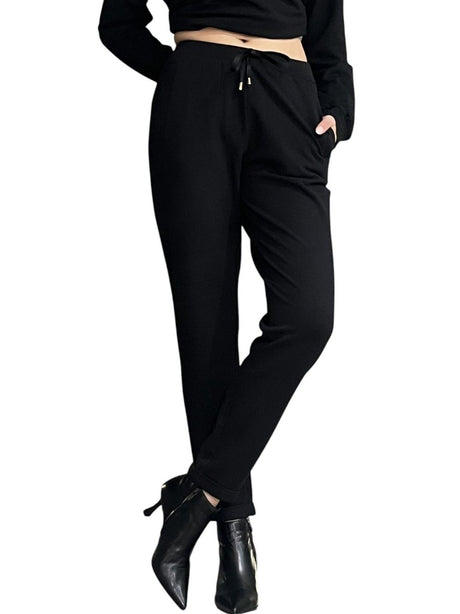 Pantalone Liu Jo FELPA LUNGO Donna - Nero