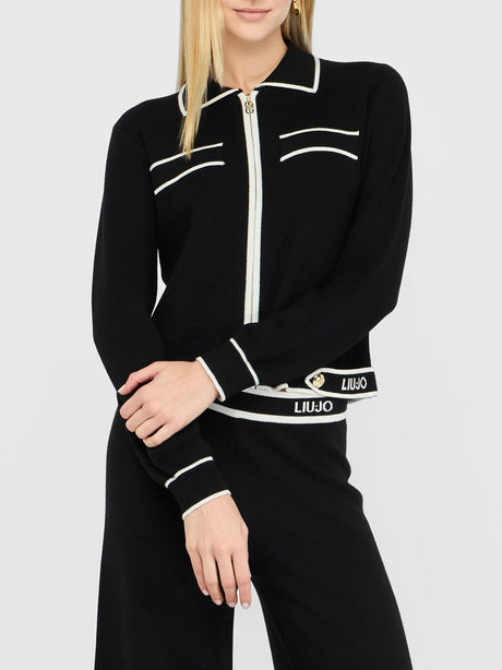 Maglia Liu Jo ZIPPATA M/L Donna - Nero
