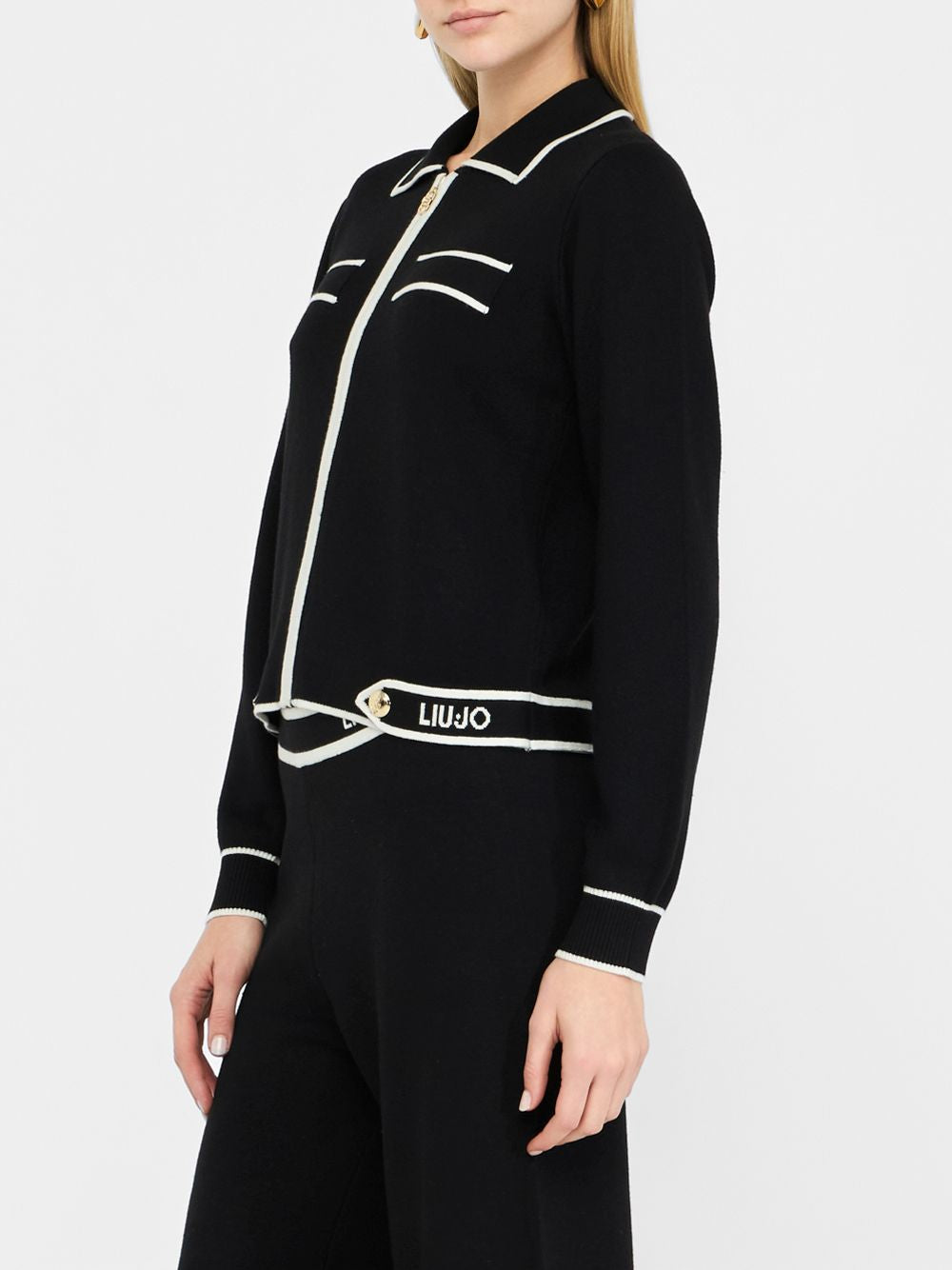 Maglia Liu Jo ZIPPATA M/L Donna - Nero