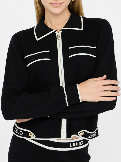 Maglia Liu Jo ZIPPATA M/L Donna - Nero