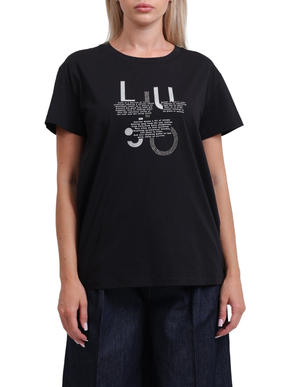 T-shirt Liu Jo Donna - Nero