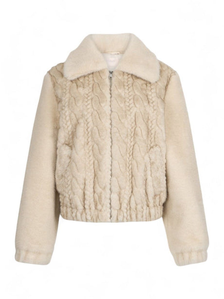 Giacca Liu Jo Giaccone Sintetico Donna - Beige