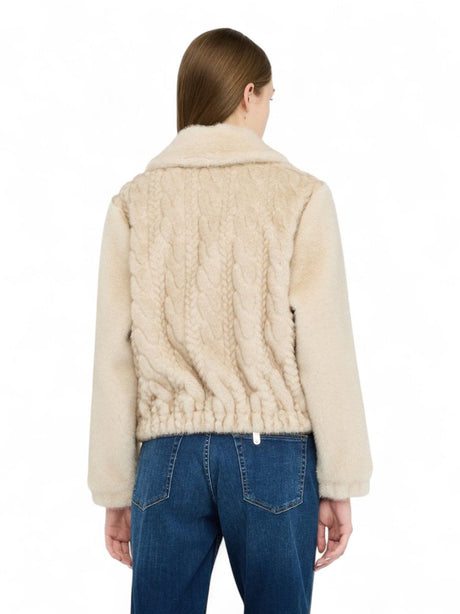 Giacca Liu Jo Giaccone Sintetico Donna - Beige