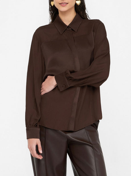 Camicia Liu Jo TS M/L Donna - Cioccolato