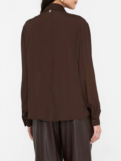 Camicia Liu Jo TS M/L Donna - Cioccolato