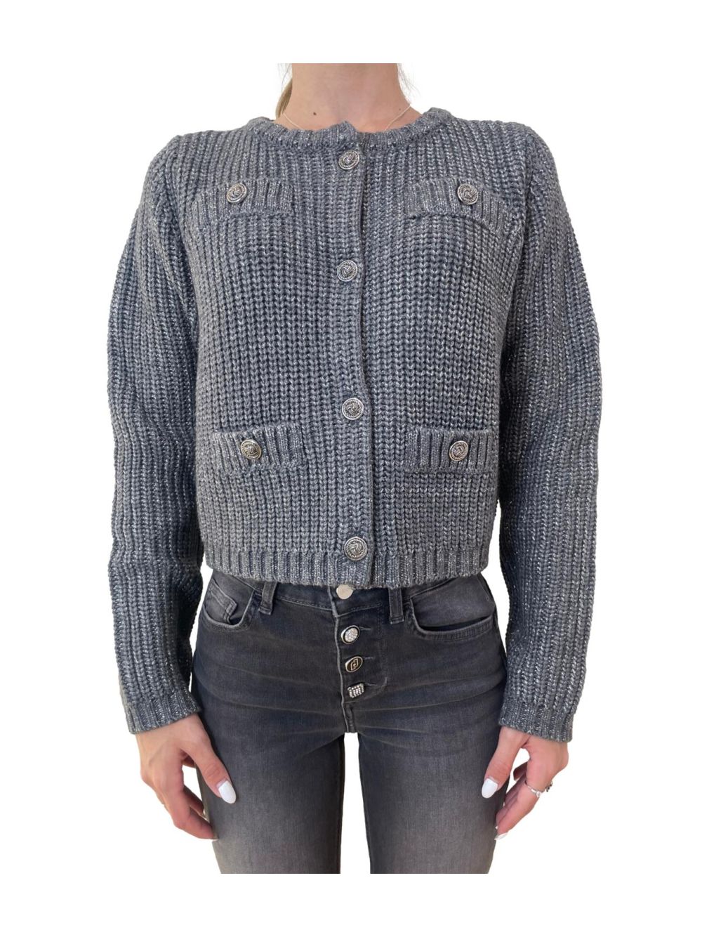 Maglia Liu Jo APERTA M/L Donna - Grigio