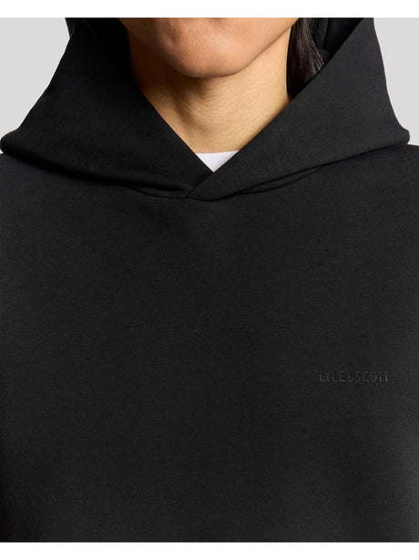 Pullover Lyle & Scott logo brushback pull Unisex - Nero