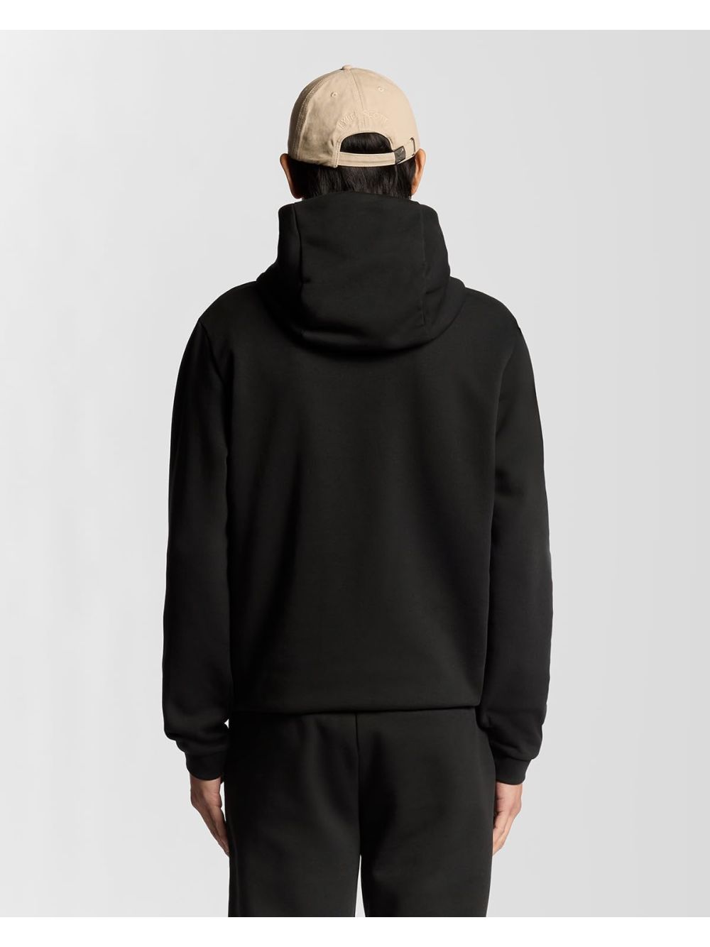 Pullover Lyle & Scott logo brushback pull Unisex - Nero