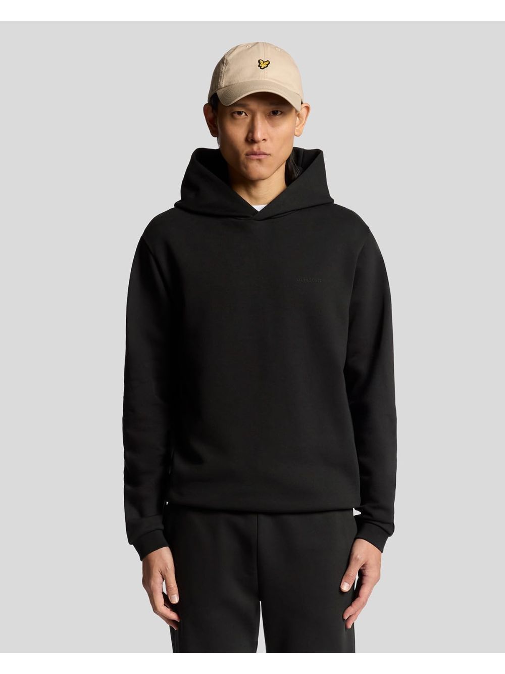 Pullover Lyle & Scott logo brushback pull Unisex - Nero