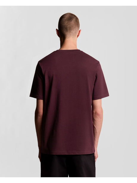 T-shirt Lyle & Scott Uomo - Bordeaux