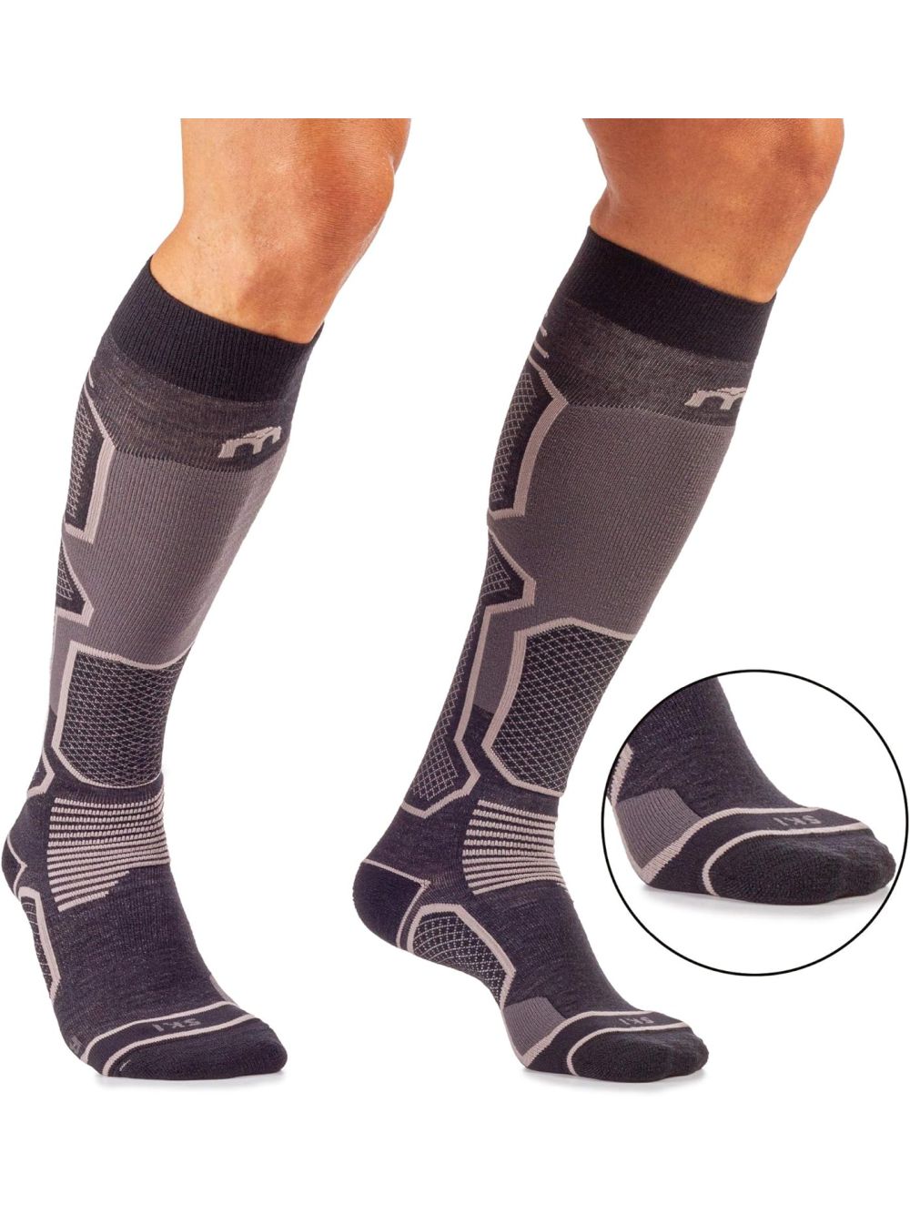 Calze Sportive Mico Uomo - Nero